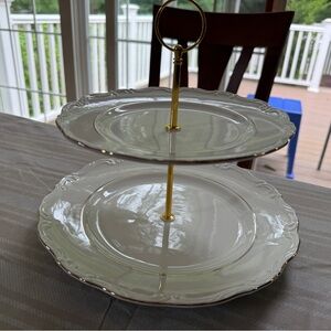 Glass Murano Ashtray Gold Made In Italy Serving Dish Decorative Bowl Artwork New